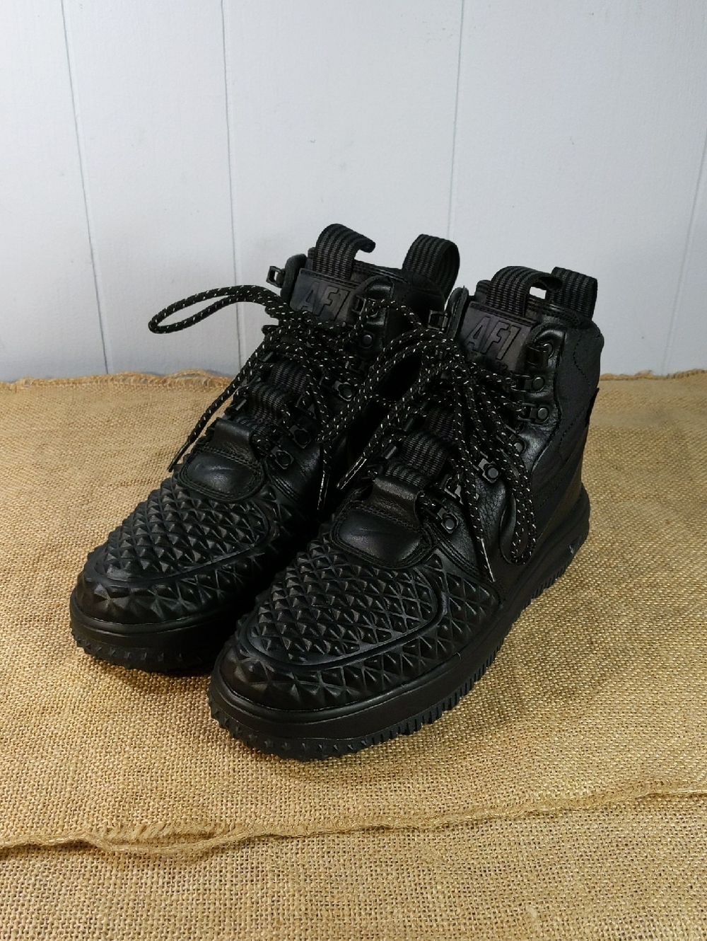 Nike Lunar Force 1 Duckboots Women's Sz 7.5, Black, Excellent Condition, No Box